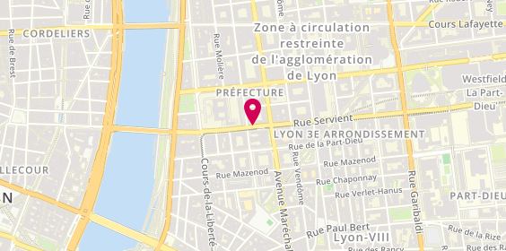 Plan de Algerie Ferries ENTMV - Entreprise Nationale Transport Maritime Voyageurs, 37 Rue Servient, 69003 Lyon