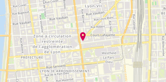 Plan de Selectour Afat Ailleurs Voyages Marietton, 152 Rue Moncey, 69003 Lyon