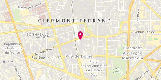 Plan de Chamina Voyages, 43 place de Jaude, 63000 Clermont-Ferrand