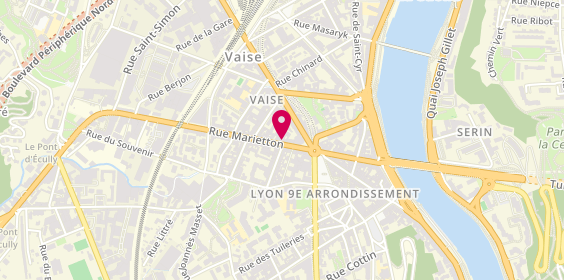 Plan de Selectour Afat Ailleurs Voyages Marietton, 34 Rue Marietton, 69009 Lyon