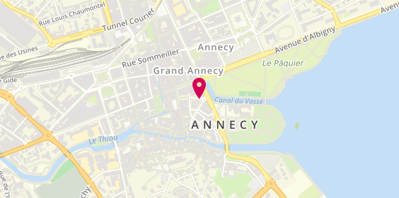 Plan de Nouvelles Frontieres, 1 Rue du Lac, 74000 Annecy