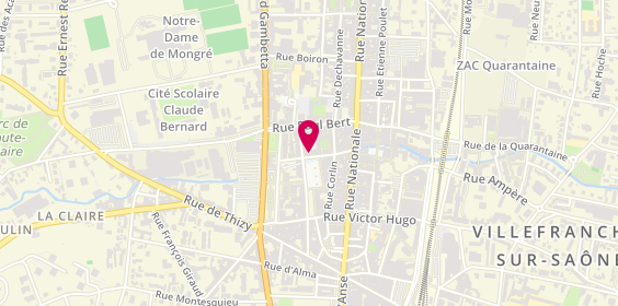 Plan de Mobee Travel, 126 Rue de la Sous-Préfecture, 69400 Villefranche-sur-Saône