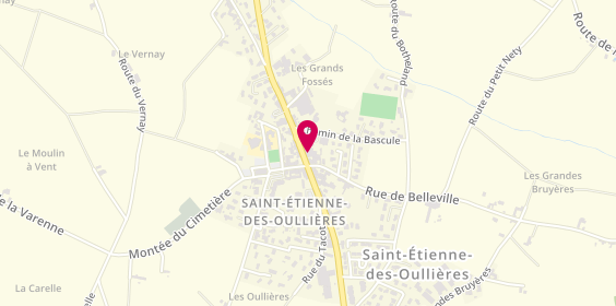 Plan de Comptoir Evasion, 320 Rue du Beaujolais, 69460 Saint-Étienne-des-Oullières