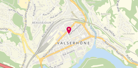 Plan de Havas Voyages, 22 Rue Parmentier, 01200 Bellegarde-sur-Valserine