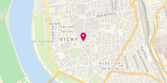 Plan de Escapades Pret A Partir, 2 Rue Sainte-Barbe, 03200 Vichy