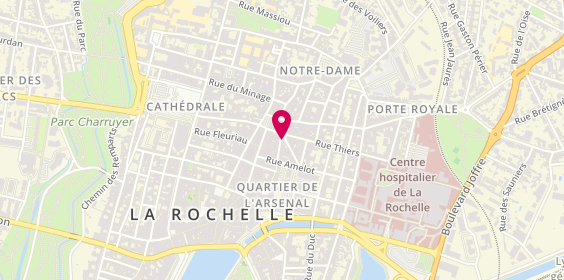 Plan de Agence de Voyages Club Med la Rochelle, 20 Rue des Dames, 17000 La Rochelle