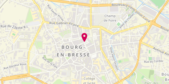 Plan de Agence de voyage FRAM BOURG EN BRESSE, 3 place Georges Clemenceau, 01000 Bourg-en-Bresse