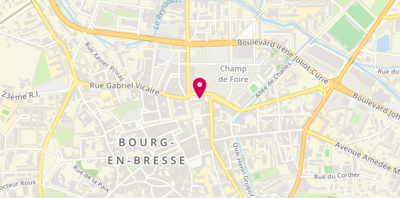 Plan de Voyages Philibert, 23 Rue du 4 Septembre, 01000 Bourg-en-Bresse