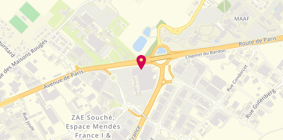 Plan de Leclerc Voyages, Centre Commercial E.leclerc
580 avenue de Paris, 79000 Niort