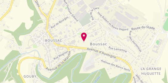 Plan de La Creuzette, 17 avenue d'Auvergne, 23600 Boussac