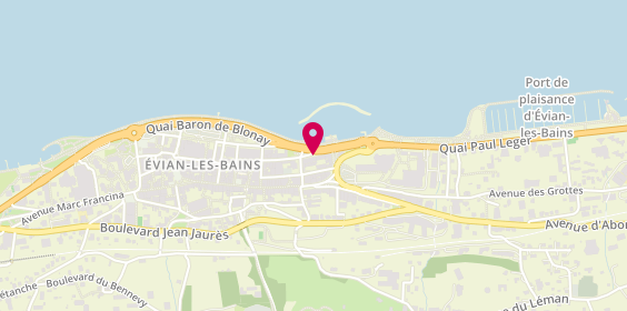 Plan de Selectour, 1 place du Port, 74500 Évian-les-Bains