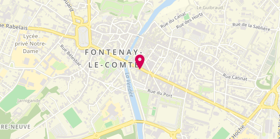 Plan de Richou Voyages, 14 Rue de la République, 85200 Fontenay-le-Comte