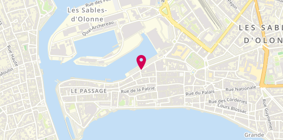 Plan de Agence de voyage TUI STORE Les Sables-d'Olonne, 12 Bis Quai Ernest de Franqueville, 85100 Les Sables-d'Olonne