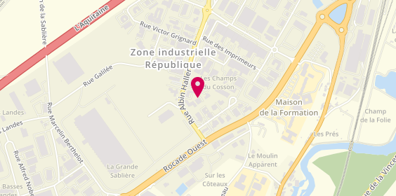 Plan de Ekitour, Zone Industrielle République
6 Bis Rue Albin Haller 2, 86000 Poitiers