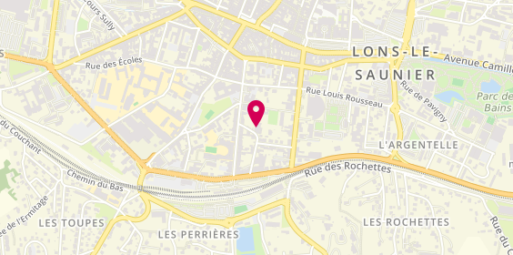 Plan de Capitales Tours, 3 Rue Charles Nodier, 39000 Lons-le-Saunier