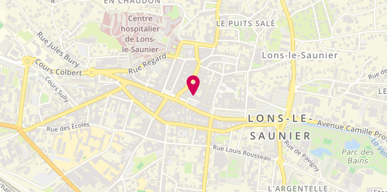 Plan de Arbois Tourisme ~ Lons le Saunier, 18 Rue de Ronde, 39000 Lons-le-Saunier