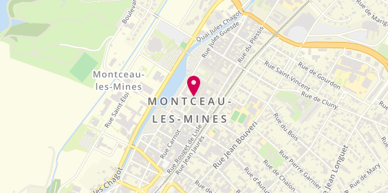Plan de Selectour Voyages Girardot Gauthier, 12 Rue Carnot, 71300 Montceau-les-Mines