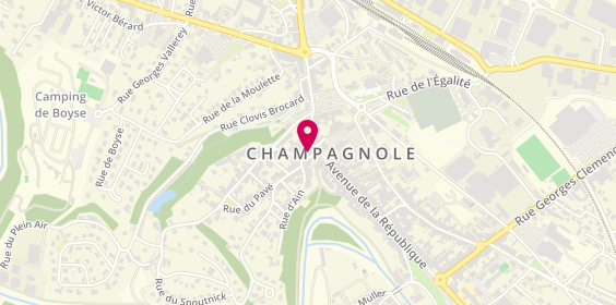 Plan de Arbois Tourisme - Champagnole, 10 avenue de la République, 39300 Champagnole
