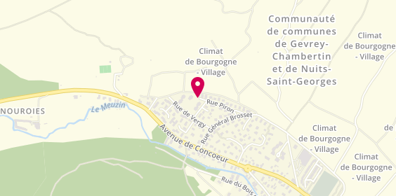 Plan de Burgundy Discovery, Residence Les Thoreys
1 Rue Piron, 21700 Nuits-Saint-Georges