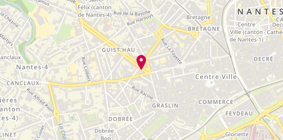 Plan de Univairmer Voyages – Nantes, 3 Boulevard Gabriel Guist'Hau, 44000 Nantes