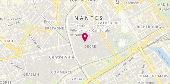 Plan de Voyageurs du Monde - Nantes, 13 Rue du Moulin, 44000 Nantes