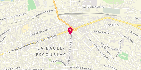 Plan de Richou Voyages, 147 avenue du Général de Gaulle, 44500 La Baule-Escoublac