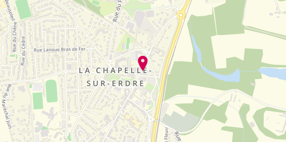 Plan de Afat Voyages Balad Jet Tours Degrif Ai, 5 Rue Louise Michel, 44240 La Chapelle-sur-Erdre