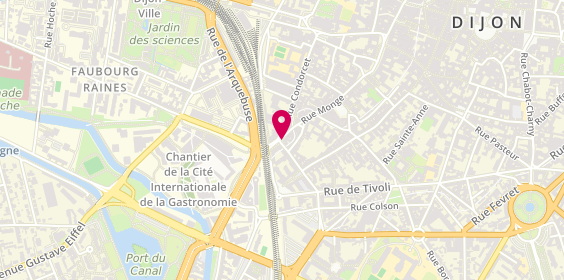 Plan de Tourcom, 73 Rue Monge, 21000 Dijon