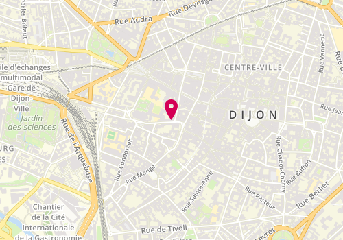 Plan de Selectour Voyage Girardot Dijon Tourisme, 18 Rue du Chapeau Rouge, 21000 Dijon