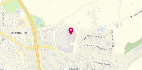 Plan de Leclerc Voyages, Zone Artisanale Villejames
Rue de Villejames, 44350 Guérande