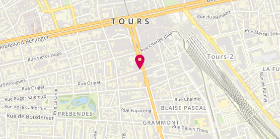 Plan de Eden Tour, 19 Ter avenue de Grammont, 37000 Tours