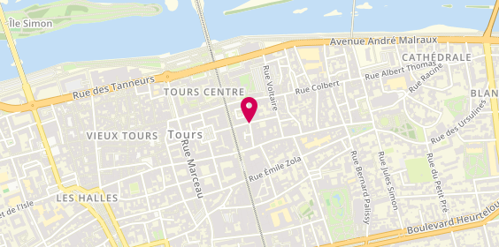 Plan de Agence Montparnasse, 7 - 9 Jules Favre, 37000 Tours