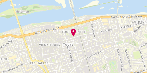 Plan de Richou Voyages, 11 Rue du Commerce, 37000 Tours