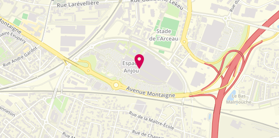 Plan de Atv Voyages, 75 avenue Montaigne, 49000 Angers