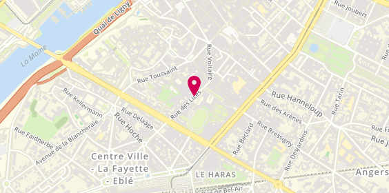 Plan de Transval Voyages Angers, 15 Rue des Lices, 49100 Angers