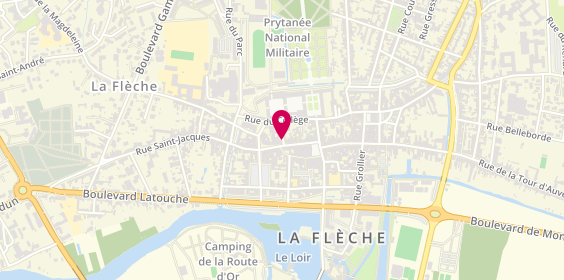 Plan de Richou Voyages, 32 Rue Carnot, 72200 La Flèche