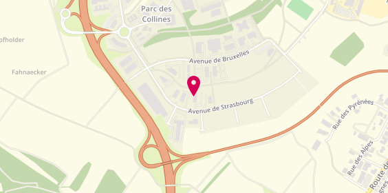 Plan de Definition asie, 13 avenue de Strasbourg, 68350 Brunstatt-Didenheim