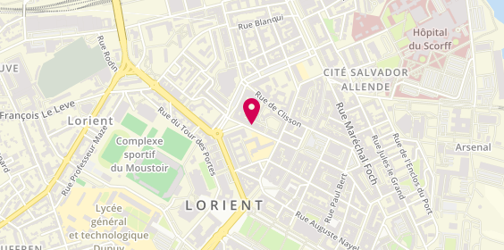 Plan de Selectour Préférence, 13 Rue Vauban, 56100 Lorient