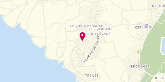 Plan de Belles Villas en Bretagne SARL, Lieu Dit Kersolf 64 Ile Percee, 29350 Moëlan-sur-Mer