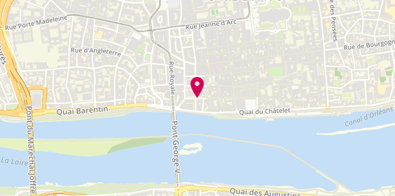 Plan de Jacques Coeur Voyages, 41 place du Châtelet, 45000 Orléans
