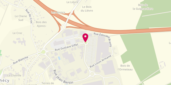 Plan de Selectour Afat, Zone Artisanale de la Guignardière Centre Commercial Lecle Alfred Kastler, 45430 Chécy