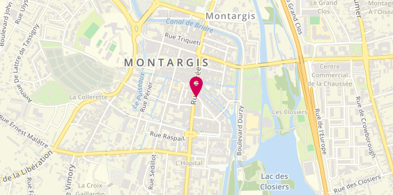 Plan de Havas Voyages, 57 Rue Dorée, 45200 Montargis