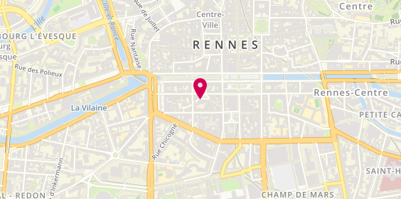 Plan de Voyageurs du Monde, 31 Rue de la Parcheminerie, 35000 Rennes