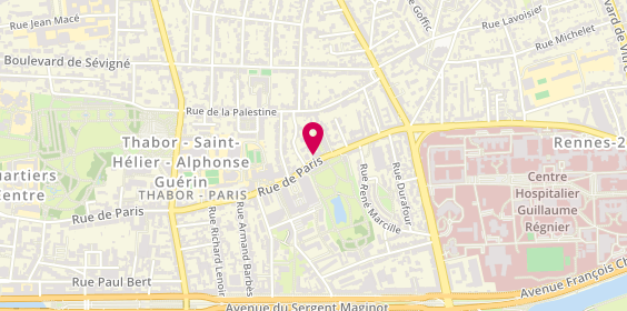 Plan de Gate-One Voyages, 91 Rue de Paris, 35000 Rennes
