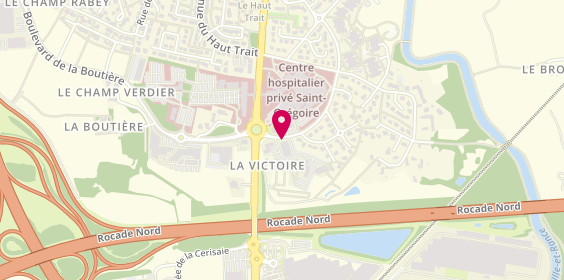 Plan de Pachamama Voyages, Avenue Saint-Vincent Bâtiment O Entrée Nord, 35760 Saint-Grégoire