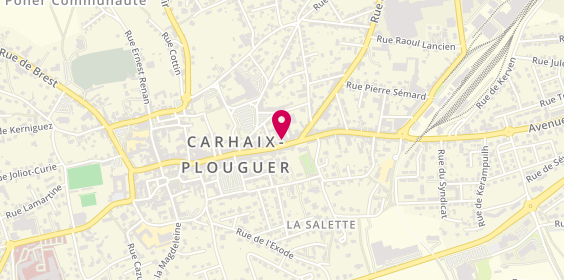 Plan de Fram, 29 Rue des Martyrs, 29270 Carhaix-Plouguer
