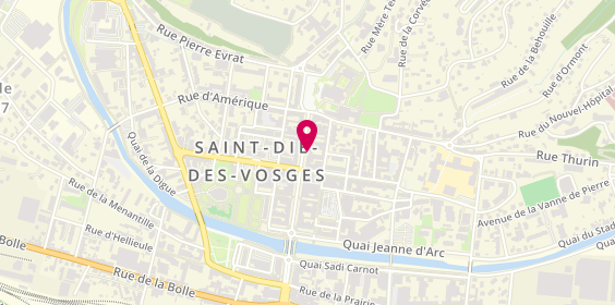 Plan de Prêt à Partir, 44 Rue Thiers, 88100 Saint-Dié-des-Vosges