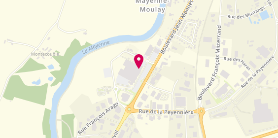 Plan de Tui, Centre Commercial la Motte
550 Boulevard Jean Monnet, 53100 Mayenne