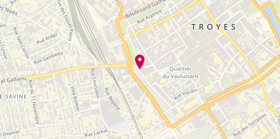 Plan de Geovisions Troyes, 23 Rue du Colonel Driant, 10000 Troyes