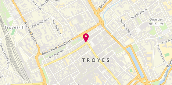 Plan de Nouvelles Frontières, 70 Rue Général de Gaulle, 10000 Troyes